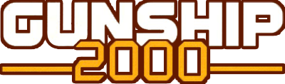 Gunship 2000 logo for Amiga CD32